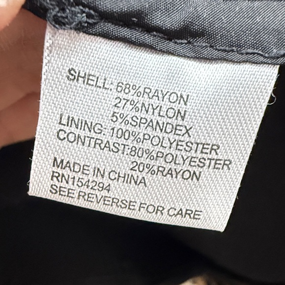 Evereve Black Blazer with Gray Hood - Picture 7 of 7